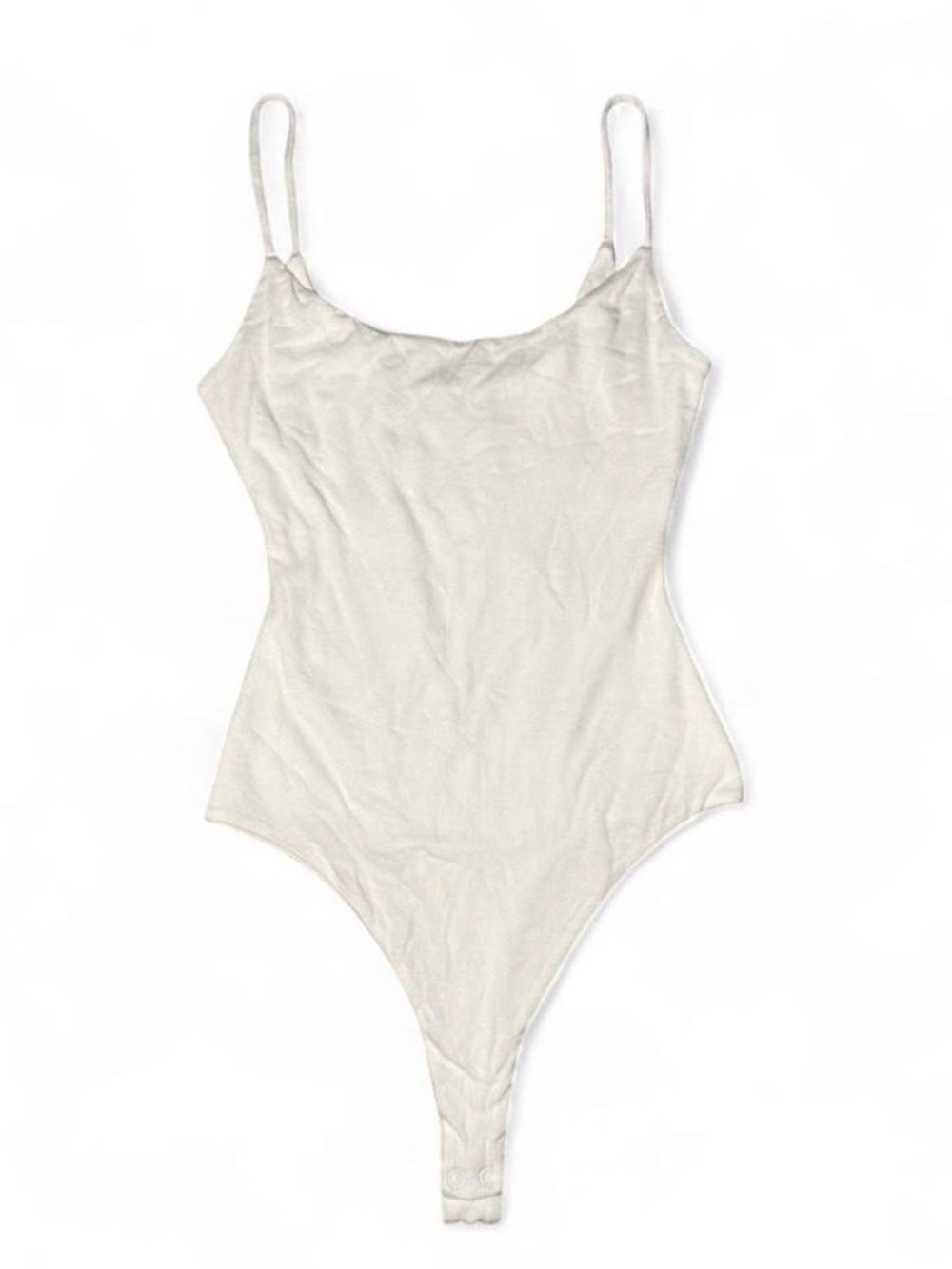 Naked Wardrobe White bodysuit tank top. Size: S🐚